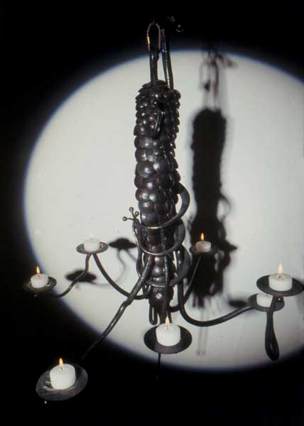 Reptile chandelier